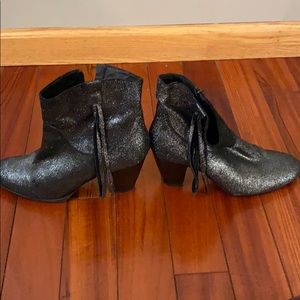 Charles David shimmer booties
